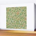 William Morris Bird & Pomegranate Bayleaf and Cream Wall Mural Gallery Image 2