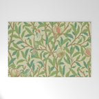 William Morris Bird & Pomegranate Bayleaf and Cream Welcome Mat Gallery Image 1