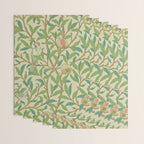 William Morris Bird & Pomegranate Bayleaf and Cream Wrapping Paper Gallery Image 3