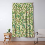 William Morris Bird & Pomegranate Bayleaf and Cream Window Curtain Gallery Image 5