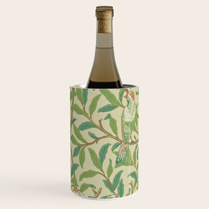William Morris Bird & Pomegranate Bayleaf and Cream Wine Chiller Gallery Image 2