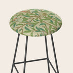 William Morris Bird & Pomegranate Bayleaf and Cream Stool Gallery Image 2