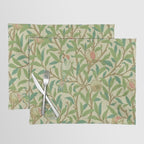 William Morris Bird & Pomegranate Bayleaf and Cream Placemat Gallery Image 1