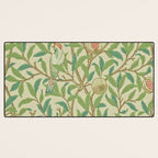 William Morris Bird & Pomegranate Bayleaf and Cream Desk Mat Gallery Image 3