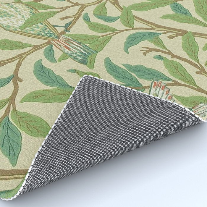 William Morris Bird & Pomegranate Bayleaf and Cream Rug Gallery Image 4
