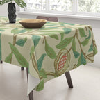 William Morris Bird & Pomegranate Bayleaf and Cream Tablecloth Gallery Image 3