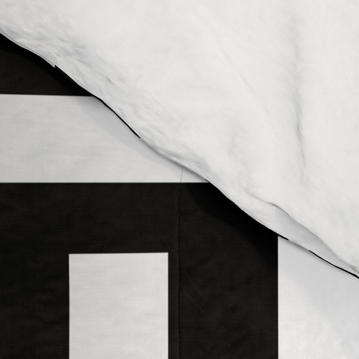 Alphabet Black and White Comforter Gallery Image 4