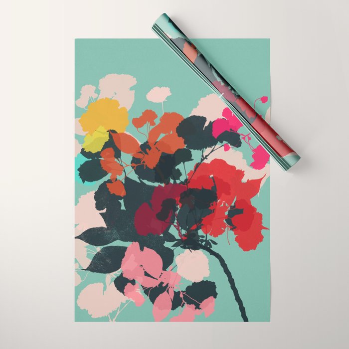 cherry blossom 5 h Wrapping Paper Gallery Image 1