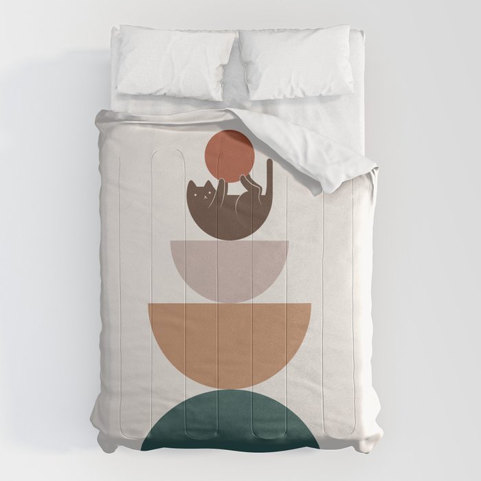 Cat Landscape 82 Comforter Gallery Image 6