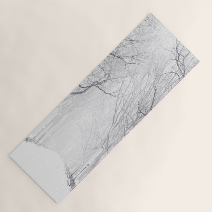 Snowy Park Yoga Mat Gallery Image 1