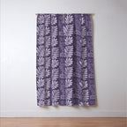 Forest Tropics in Mauve Window Curtain Gallery Image 3