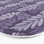 Forest Tropics in Mauve Bath Mat Gallery Image 3
