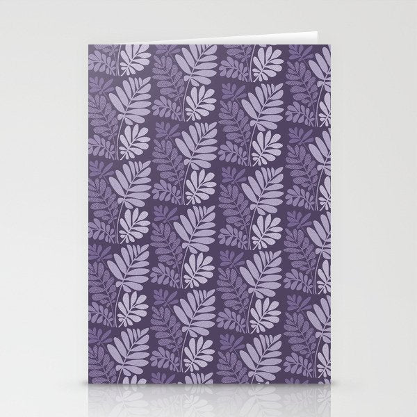 Forest Tropics in Mauve Stationery Card Gallery Image 1