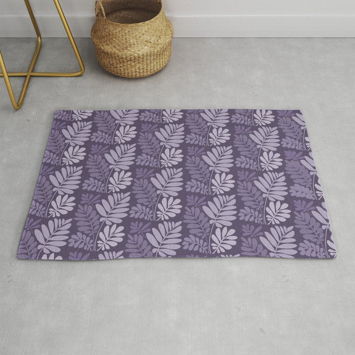 Forest Tropics in Mauve Rug Gallery Image 1