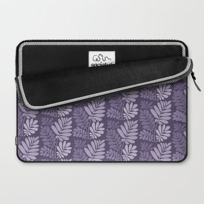 Forest Tropics in Mauve Laptop Sleeve Gallery Image 2