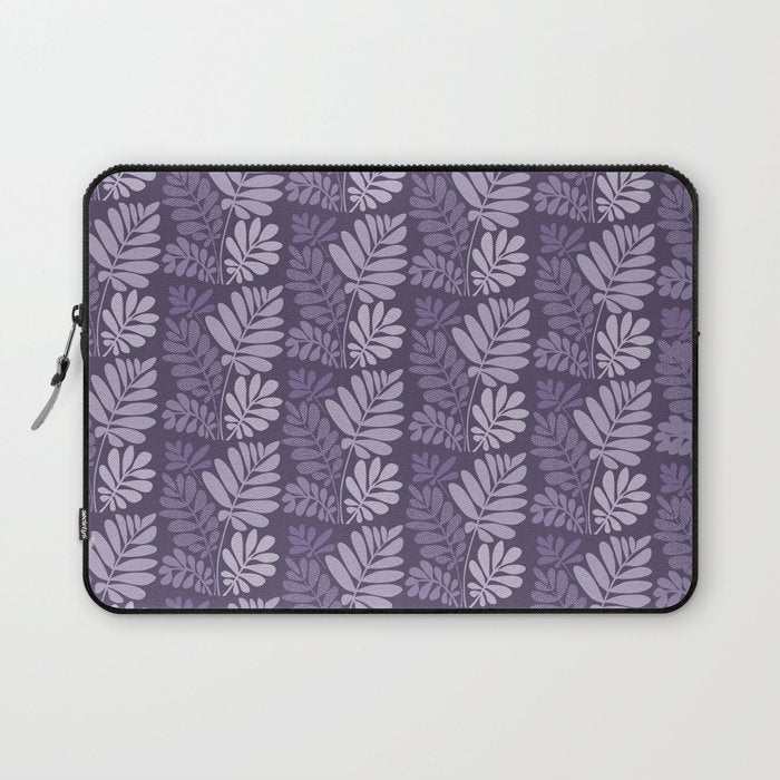 Forest Tropics in Mauve Laptop Sleeve Gallery Image 1