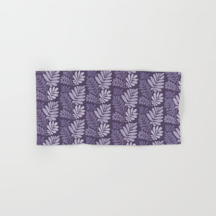 Forest Tropics in Mauve Bath Towel Gallery Image 1