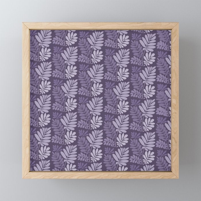 Forest Tropics in Mauve Mini Art Print Gallery Image 1