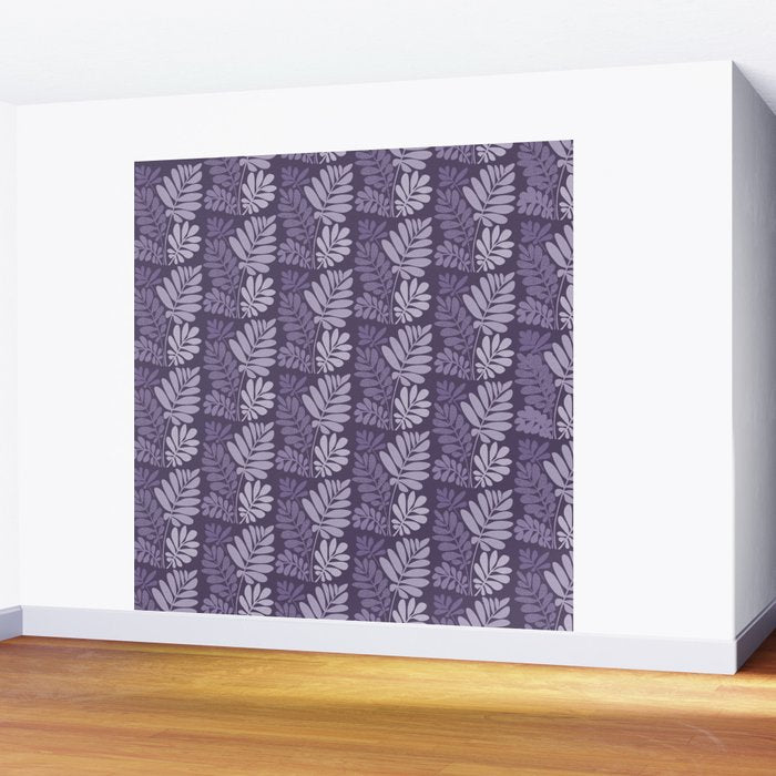 Forest Tropics in Mauve Wall Mural Gallery Image 2