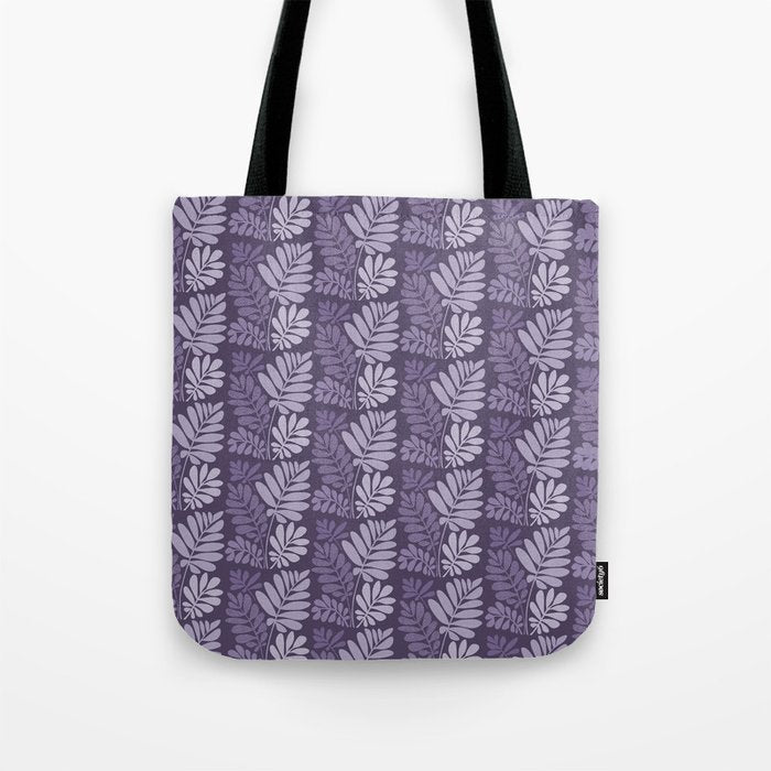 Forest Tropics in Mauve Tote Bag Gallery Image 1