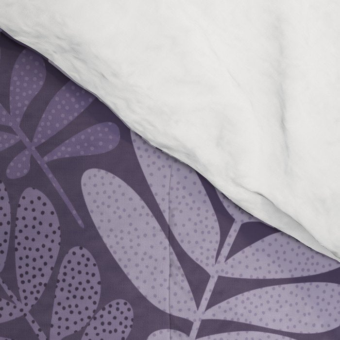 Forest Tropics in Mauve Comforter Gallery Image 4