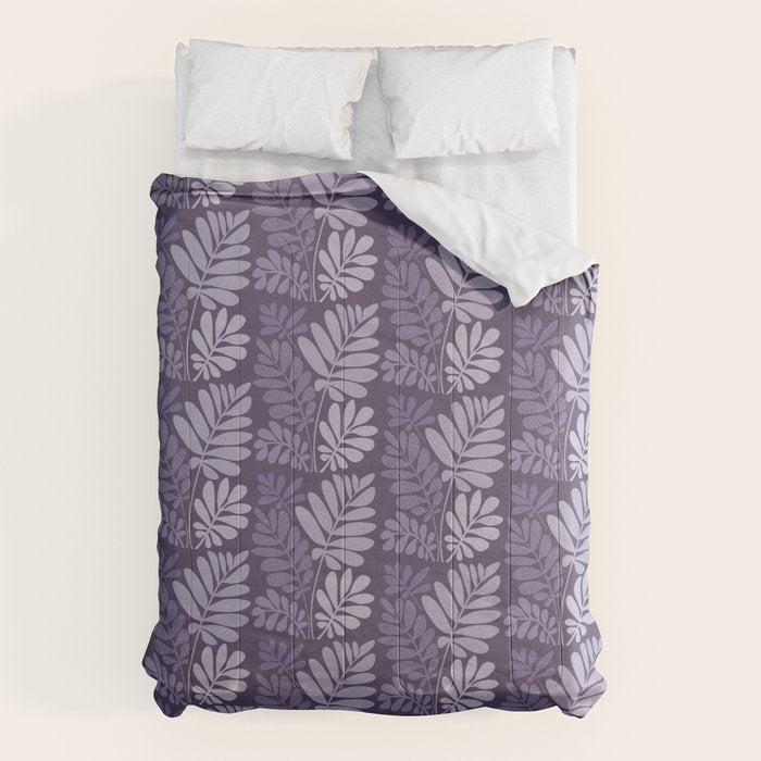 Forest Tropics in Mauve Comforter Gallery Image 1