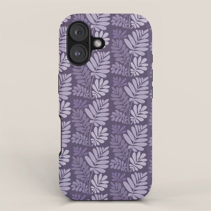 Forest Tropics in Mauve iPhone Case Gallery Image 1