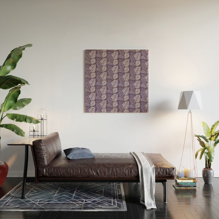 Forest Tropics in Mauve Wood Wall Art Gallery Image 2