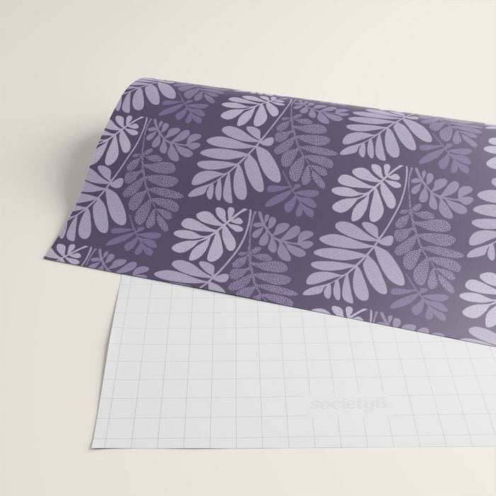 Forest Tropics in Mauve Wrapping Paper Gallery Image 2