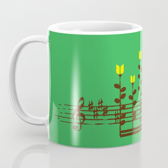 Music notes garden Coffee Mug Gallery Image 3