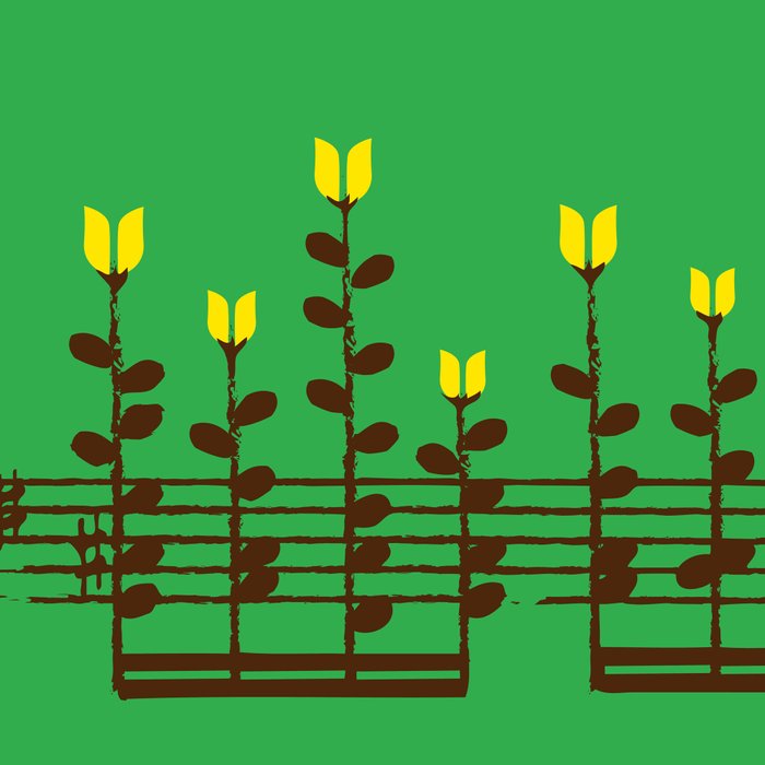 Music notes garden Coffee Mug Gallery Image 2