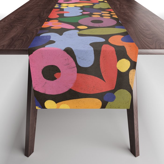 Bright Abstract Pattern #2 Table Runner Gallery Image 1