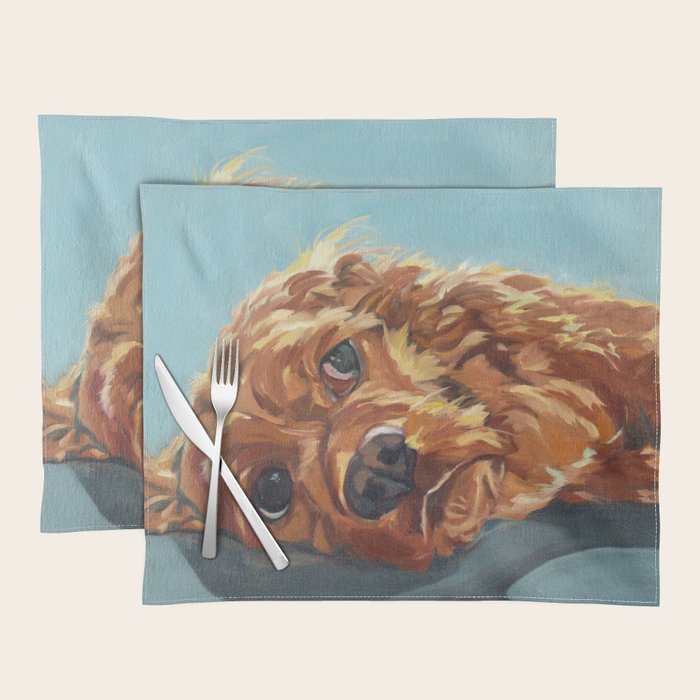 Newton the Lounging Cocker Spaniel Placemat Gallery Image 1