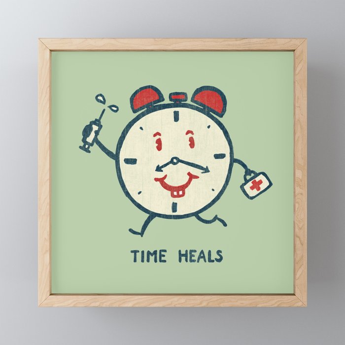 Time heals Mini Art Print Gallery Image 1
