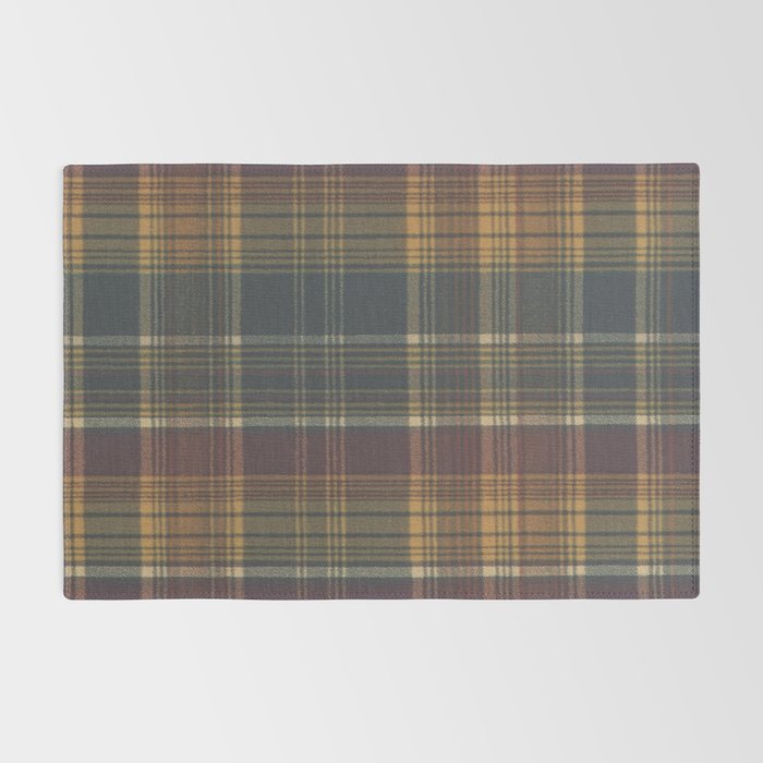 Warm Plaid Pattern Rug Gallery Image 2