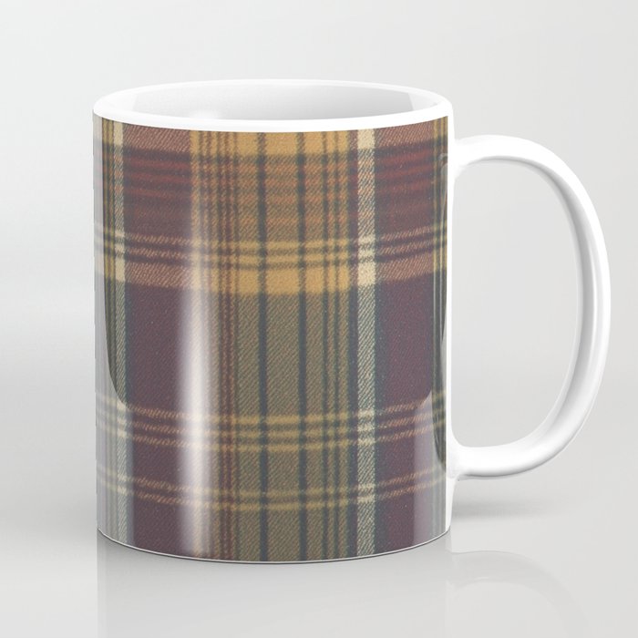 Warm Plaid Pattern Coffee Mug Gallery Image 1