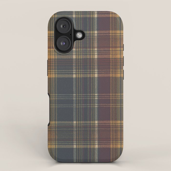 Warm Plaid Pattern iPhone Case Gallery Image 1