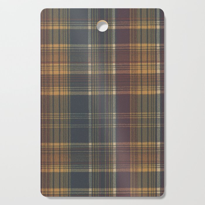 Warm Plaid Pattern Cutting Board Gallery Image 1