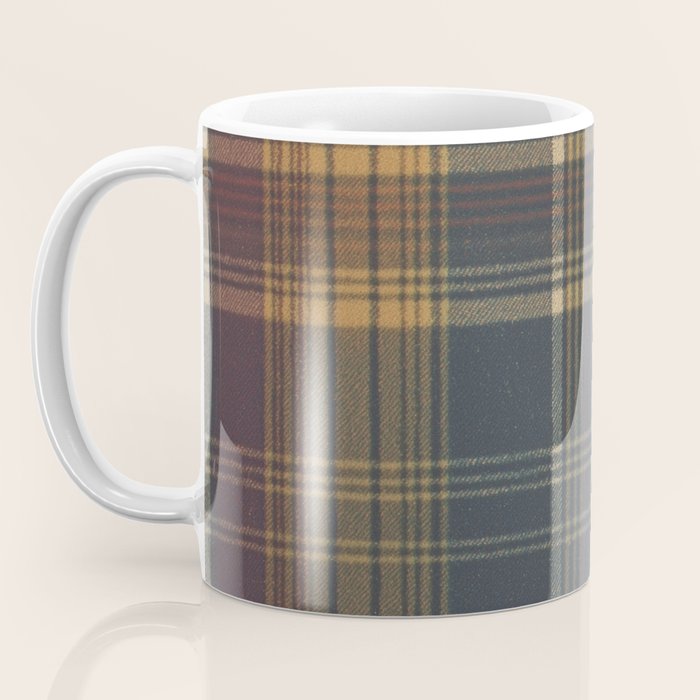 Warm Plaid Pattern Coffee Mug Gallery Image 3