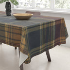 Warm Plaid Pattern Tablecloth Gallery Image 3