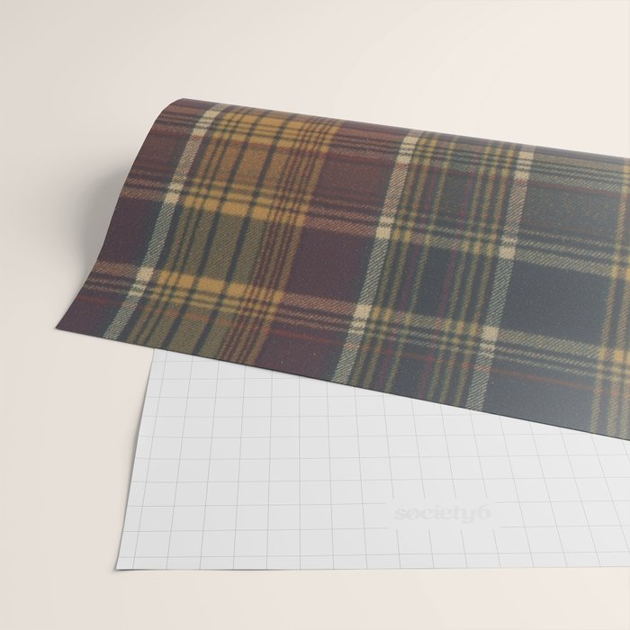 Warm Plaid Pattern Wrapping Paper Gallery Image 2