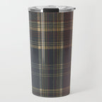 Warm Plaid Pattern Travel Mug Gallery Image 1