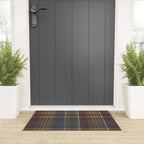 Warm Plaid Pattern Welcome Mat Gallery Image 3