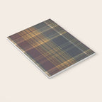 Warm Plaid Pattern Notebook Gallery Image 3