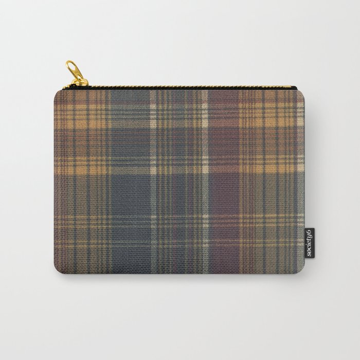 Warm Plaid Pattern Carry All Pouch Gallery Image 1