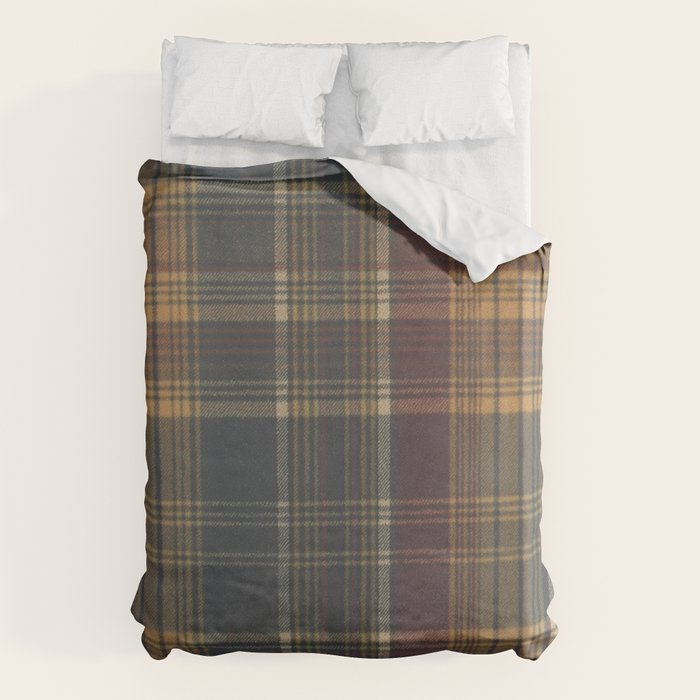Warm Plaid Pattern Duvet Cover Gallery Image 1