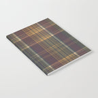 Warm Plaid Pattern Notebook Gallery Image 2