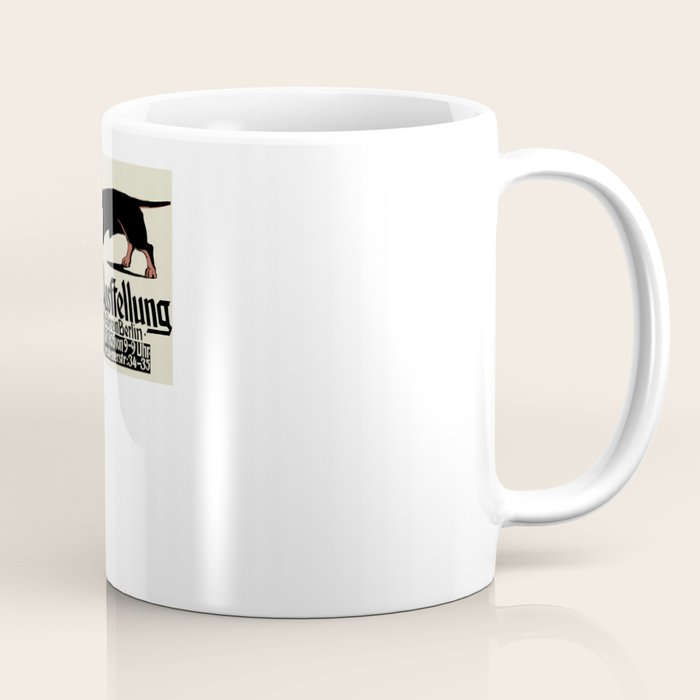 1905 German Dog Show Dachshund Poster Coffee Mug Gallery Image 1