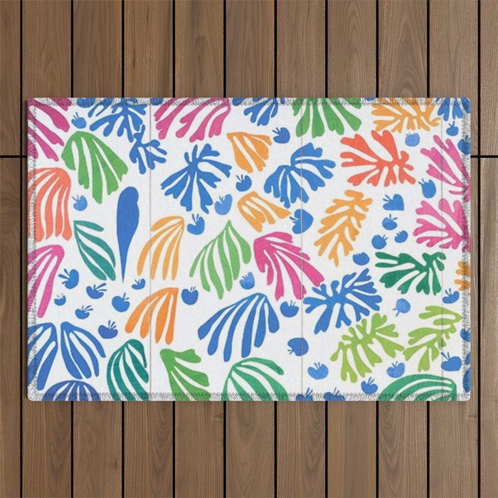 The Parakeet and the Mermaid by Henri Matisse Outdoor Rug Gallery Image 1