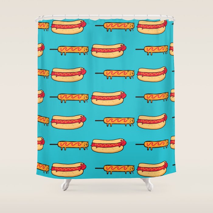 Dog Eat Dog World Shower Curtain Gallery Image 1